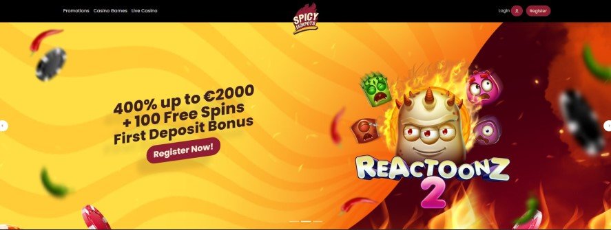 Spicy Jackpots Casino screenshot